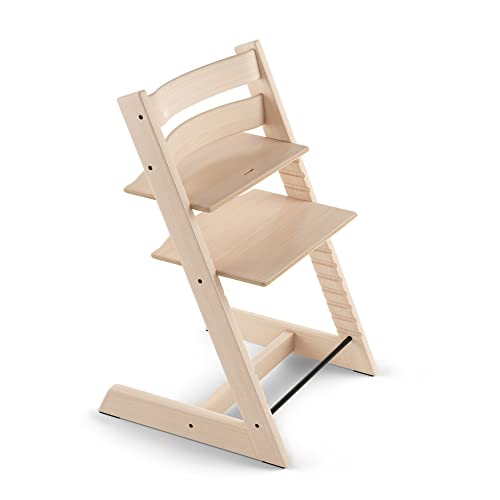 Tripp Trapp Stuhl von Stokke, Natural – Verstellbarer, anpassbarer Stuhl für Kleinkinder, Kinder & Erwachsene – Praktisch, bequem & ergonomisch – Klassisches Design im Sale