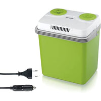 Thumbnail for SEVERIN Electric Cooler (19 L) with Cooling and Warming Function, Car Cooler with 2 Connections (Power Supply & Cigarette Lighter), Cooler Green/Gray, KB 2922 on Sale