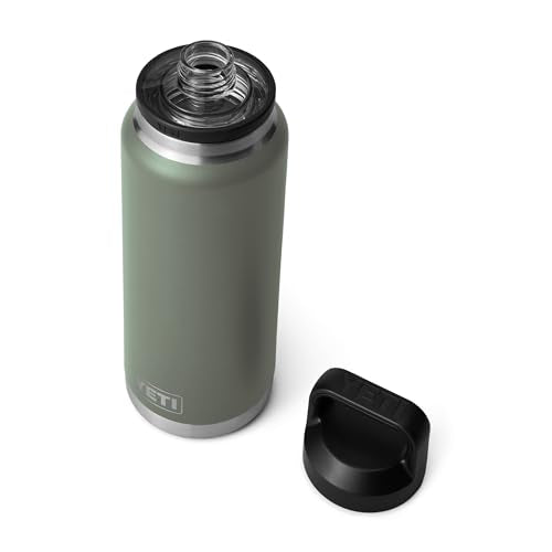 YETI Rambler Bottle with Chug Cap, Camp Green, 36oz (1065ml) on Sale