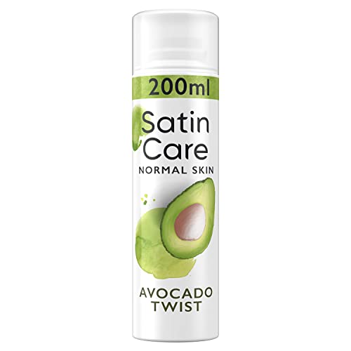 Gillette Satin Care Intimpflege Rasiergel Damen (200 ml), Avocado Twist, Geschenk für Frauen im Sale