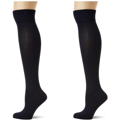 Nur Die Damen Dames Bamboe Knie Kniestr mpfe, Blau, 39-42 EU im Sale