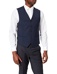 Thumbnail for CG CLUB of GENTS Men's Suit Vest Carlton, Black (Black 90), 50 on Sale
