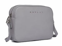 Thumbnail for Replay Damen Umhängetasche aus Kunstleder, Cement Grey 032 (Grau), Onesize im Sale