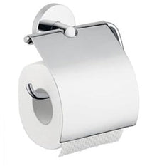 Thumbnail for hansgrohe Toilettenpapierhalter Logis, Klopapierhalter mit Deckel, Chrom, 1.0 im Sale