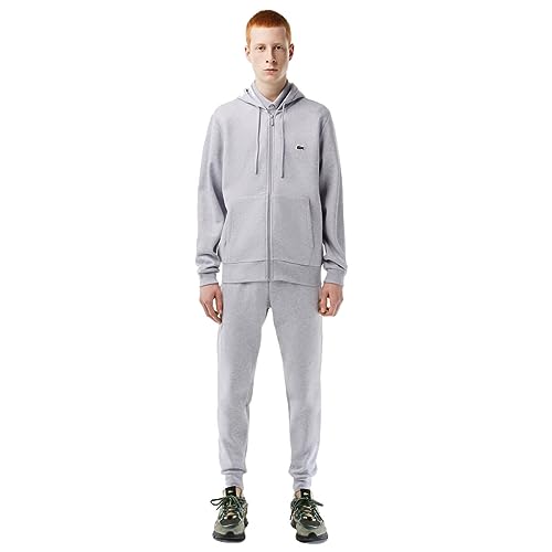 Lacoste Herren Trainingsanzug WH2528, Männer Sportanzug,Fitness,Sport und Freizeit,Regular Fit,Grau,4 im Sale