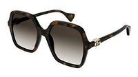 Thumbnail for GUCCI Womens GG1072S Sunglasses, Havana-Havana-Brown, 56 im Sale