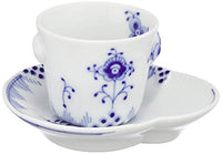 Thumbnail for Royal Copenhagen Blue Elements Espressotasse mit Untertasse aus Porzellan in der Farbe Blau-Weiß 9cl, Maße: 11,5cm x 10cm x 5,5cm, 1027468 im Sale