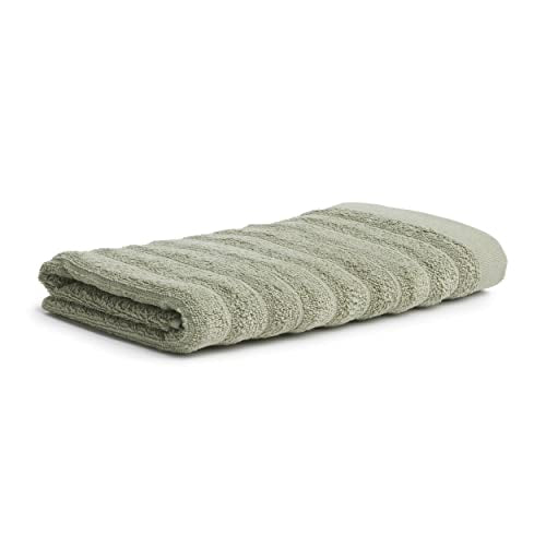 Möve Wellbeing Wellenstruktur Duschtuch 67 x 140 cm aus 85% Bio-Baumwolle/15% Leinen, Moss im Sale