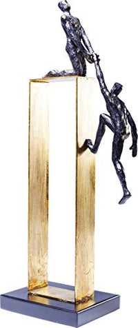 Thumbnail for Kare Design Decorative Object Elements Come Together, Black/Gold, Decorative Figure, People Motif, Artistic Sculpture, 51x22x12 cm (H/W/D) on Sale