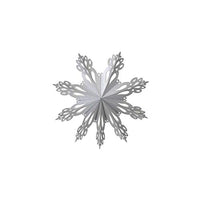 Thumbnail for Broste Copenhagen Weihnachtsschmuck Schneeflocke Snowflake aus Papier in der Farbe Silver, 15cm, 70080239 im Sale
