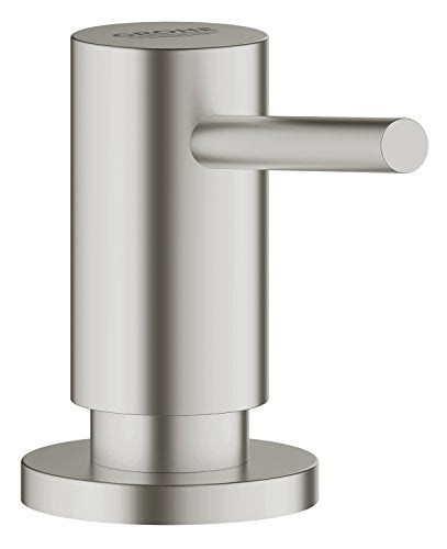 GROHE Cosmopolitan - Spülmittelspender (für Flüssigseifen, Vorratsbehälter 500 ml, langlebige Oberfläche), supersteel, 40535DC0 im Sale
