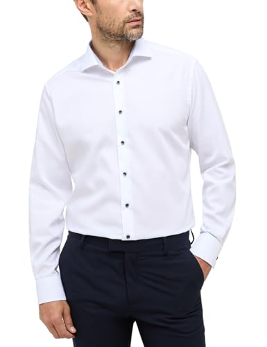 ETERNA Modern Fit Hemd Langarm New Kent Kragen hellblau im Sale