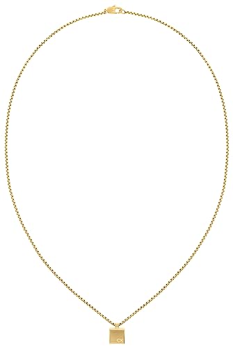 Calvin Klein necklace for men from the MINIMALISTIC SQUARES collection made of stainless steel on sale