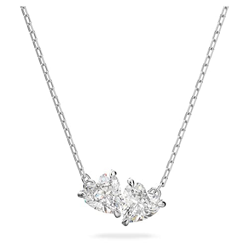 Swarovski Mesmera Soul Halskette, Herz, Weiss, Rhodiniert im Sale