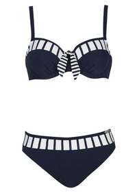Thumbnail for Sunflair Damen Basic Bikini-Set, Blau (Nachtblau 30), (Herstellergröße: 40D) im Sale