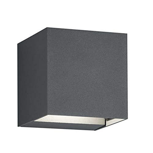 Trio Leuchten Adaja 226860242 LED Außen Wandleuchte, Aluminium, 2 x 3 Watt, Anthrazit im Sale