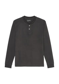 Thumbnail for Marc OߴPolo Herren Langarmshirt aus Bio-Baumwolle Basic, Blau (Dark Navy), im Sale