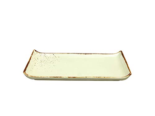 CreaTable, BBQ plate 33 x 16.5 cm, Nature Collection, EARTH 22086, stoneware on sale