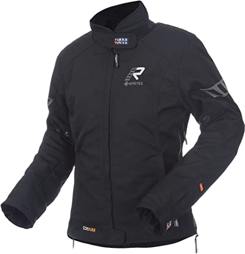 Rukka Start-R Damen Motorrad Textiljacke (Black/Silver,44) im Sale