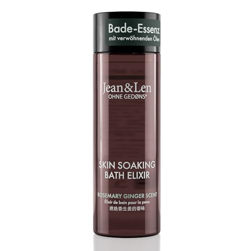 Jean & Len Bath Elixir Peony & Lychee, mit natürlichen Ölen, hinterlässt ein angenehmes Hautgefühl, floraler Duft, Badeöl für alle Hauttypen, ohne Parabene & Silikone, 100 ml im Sale