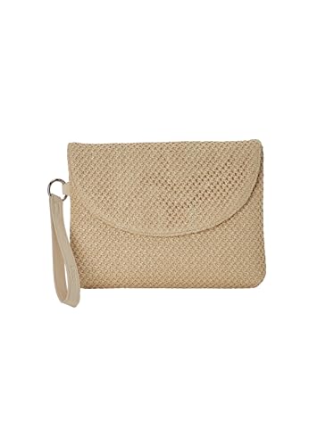O bag - Clutchtasche santa monica aus Polypropylen, sand (21 X 27 X 2.5 cm) im Sale