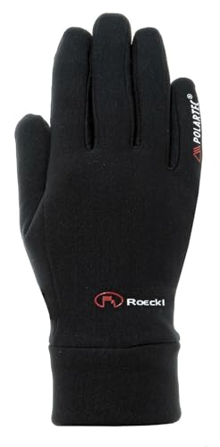 Roeckl Sports Outdoor Handschuh KASA, Crossover Unisex Fingerhandschuh, Schwarz 10.0 im Sale