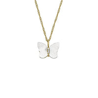 Thumbnail for FOSSIL Halskette für Frauen Radiant Wings Weiße Perlmutt Schmetterlingskette, Länge: 406mm+60mm, Breite: 13.2mm, Höhe: 11mm, JF04424710 im Sale