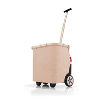 Thumbnail for reisenthel carrycruiser Tragbarer Einkaufstrolley mit stabilem Aluminiumrahmen, Schultergurt und herausnehmbarer Netz-Innentasche Aus wasserabweisendem Material, Couleur:Twist Coffee im Sale