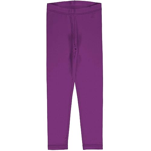 maxomorrra Mädchen Leggings einfarbig GOTS (134/140 Lagoon) im Sale