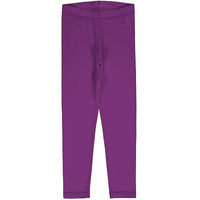 Thumbnail for maxomorrra Mädchen Leggings einfarbig GOTS (134/140 Lagoon) im Sale