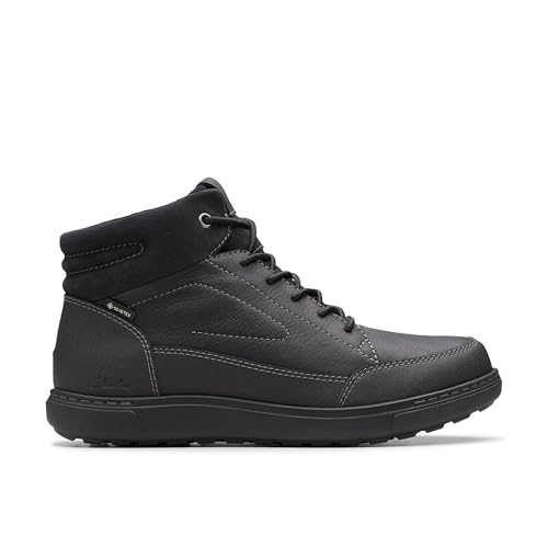 Clarks Herren Mapstone Higtx Mode-Stiefel, Black Wlined Lea, EU im Sale