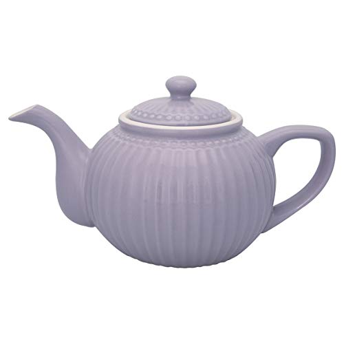 GreenGate - Teapot - Alice - Lavender - Porcelain - 1 Liter on Sale
