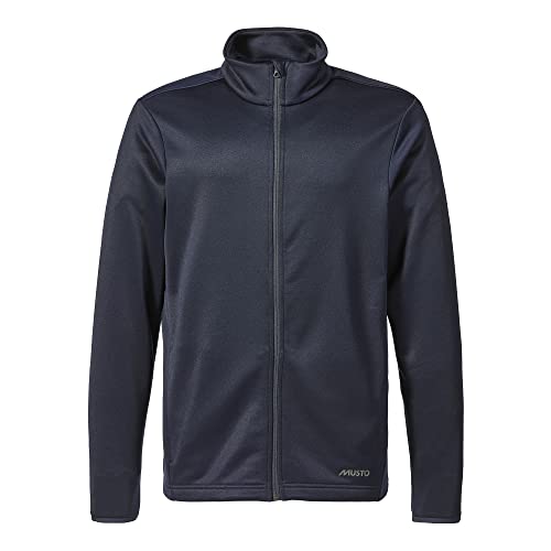 Musto Herren Essential 1/2 Zip Pullover, 990 Schwarz, im Sale