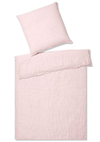 elegant linen bed linen Breeze Rose 1 duvet cover 135 x 200 cm + 1 pillowcase 80 x 80 cm on sale