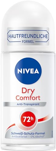 Thumbnail for NIVEA Dry Comfort Deo Roll-On (50 ml), reliable anti-perspirant with minerals for a dry skin feeling, with 72h protection and sweat protection formula on sale