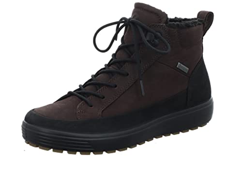 Ecco Herren Soft 7 Tred Fashion Boot, Black/Mocha, 41 EU im Sale