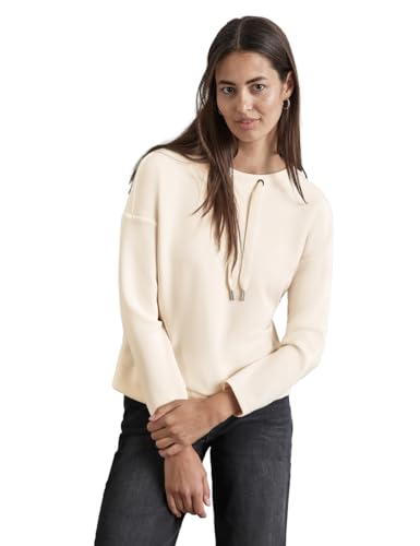 STREET ONE Damen A322245 Silk-Look Shirt, Lucid White,40 im Sale