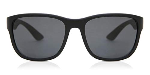 Prada Herren 0PS 01US Sonnenbrille, Schwarz (Black Rubber), 58 im Sale