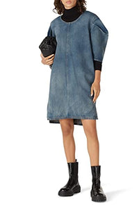 Thumbnail for Maison Margiela Damen Indigo Denim Lässiges Kleid, Mehrfarbig, 72