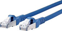 Thumbnail for Metz Connect 130845A044-E RJ45 Netzwerkkabel, Patchkabel CAT 6a S/FTP 10.00m Blau mit Rastnasenschut im Sale