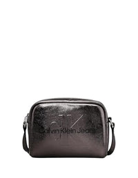 Thumbnail for Calvin Klein Jeans Women's Sculpted Camera Bag TUM K60K612731 Shoulder Bag, Beige (Gunmetal) on Sale