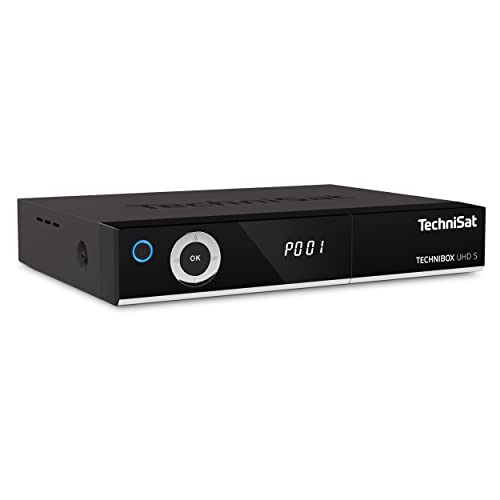 TechniSat TECHNIBOX UHD – 4K Sat Receiver mit Twin Tuner (DVB-S/DVB-S2, ISIO-Internetfunktion, PVR Aufnahmefunktion, WLAN, LAN, CI+, USB) schwarz im Sale
