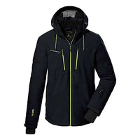 Thumbnail for killtec Herren Skijacke/Funktionsjacke mit abzippbarer Kapuze und Schneefang KSW MN SKI JCKT, schwarz, L, 38698-000 im Sale