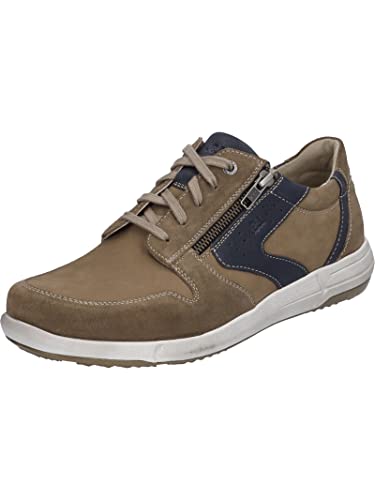 Josef Seibel Herren Low-Top Sneaker Enrico 20,Weite G (Normal),Wechselfußbett,schnürschuhe,schnürer,Halbschuhe,Indigo-Kombi,46 EU im Sale