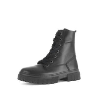 Thumbnail for Gabor Damen Combat Boots, Frauen Stiefeletten,Leichte Mehrweite (G),Kurzstiefel,uebergangsschuhe,schwarz (Micro),40 im Sale