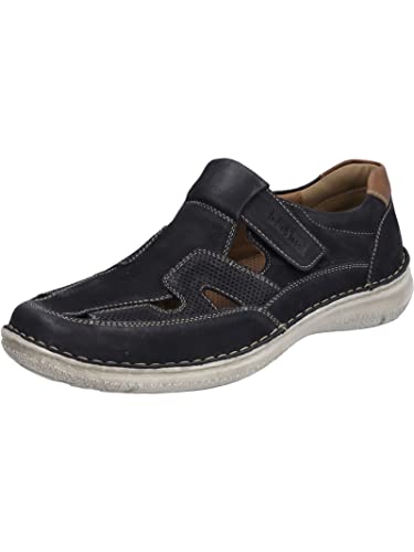 Josef Seibel Men's Anvers 81 Sandal, Grey, 45 on Sale