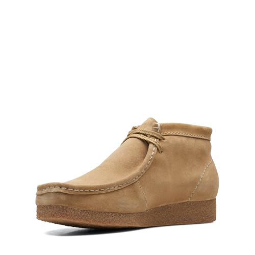 Clarks Herren Shacre Boot Chukka-Stiefel, Dunkler Sand Wildleder, 47 EU im Sale