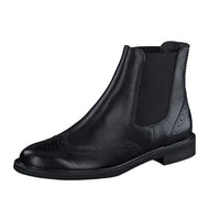 Thumbnail for Paul Green Damen Chelsea-Stiefelette, Frauen Chelsea Boots,uebergangsschuhe,uebergangsstiefel,Schlupfstiefel,flach,Stiefel,Schwarz (Black),40 im Sale