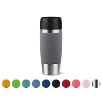 Thumbnail for Emsa N20205 Travel Mug Classic Tasse isotherme 360ml | Acier inoxydable | 4h chaud et froid 8h | 100% étanche | Anti-fuite | Passe au lave-vaisselle | Ouverture à 360° | Gris poivre im Sale