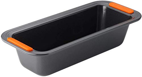 Le Creuset Antihaft Kastenform, Rechteckig, 30 x 11,5 x 7 cm, Sauerteigbeständig, Aus Karbonstahl gefertigt, Anthrazit/Orange, 94101700000000 im Sale
